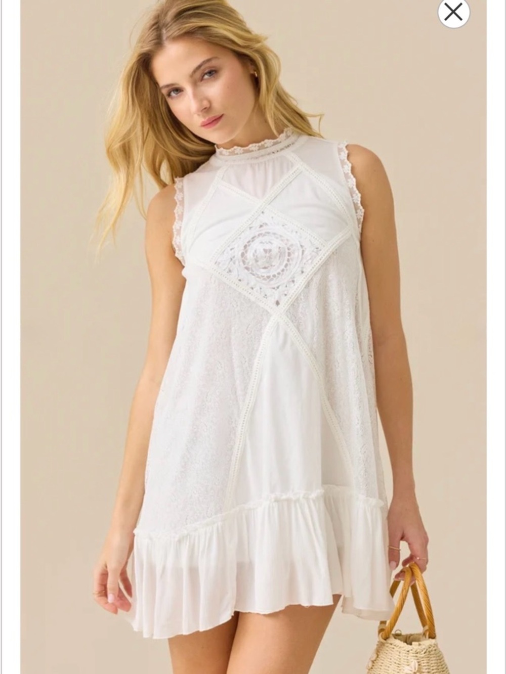 Altar’d State Hailey Lace Mini Dress
